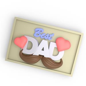 Silicone mold - Father`s day