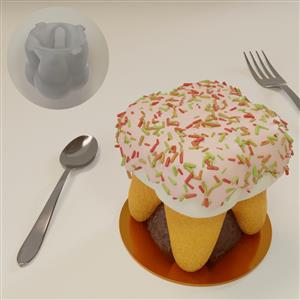 Silicone mold - 3d-tooth