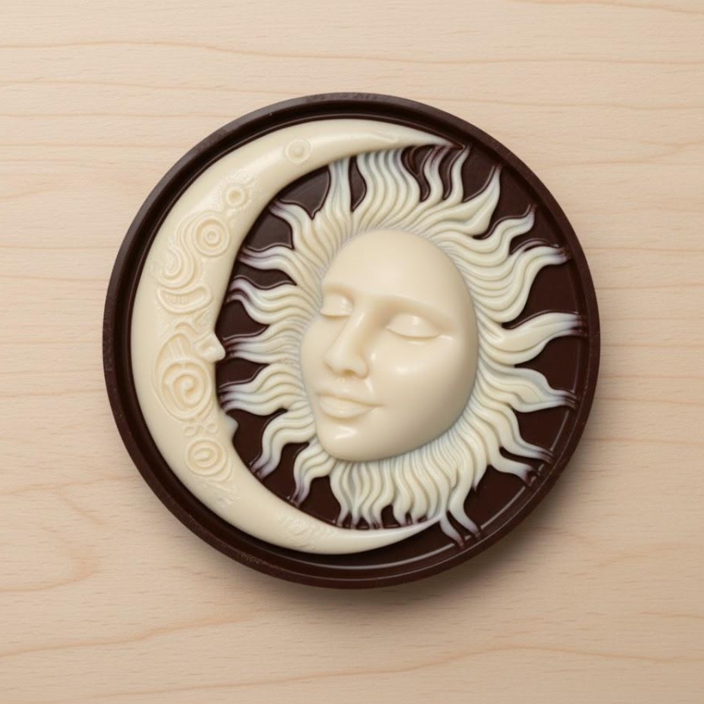 Silicone mold - Sun and Moon