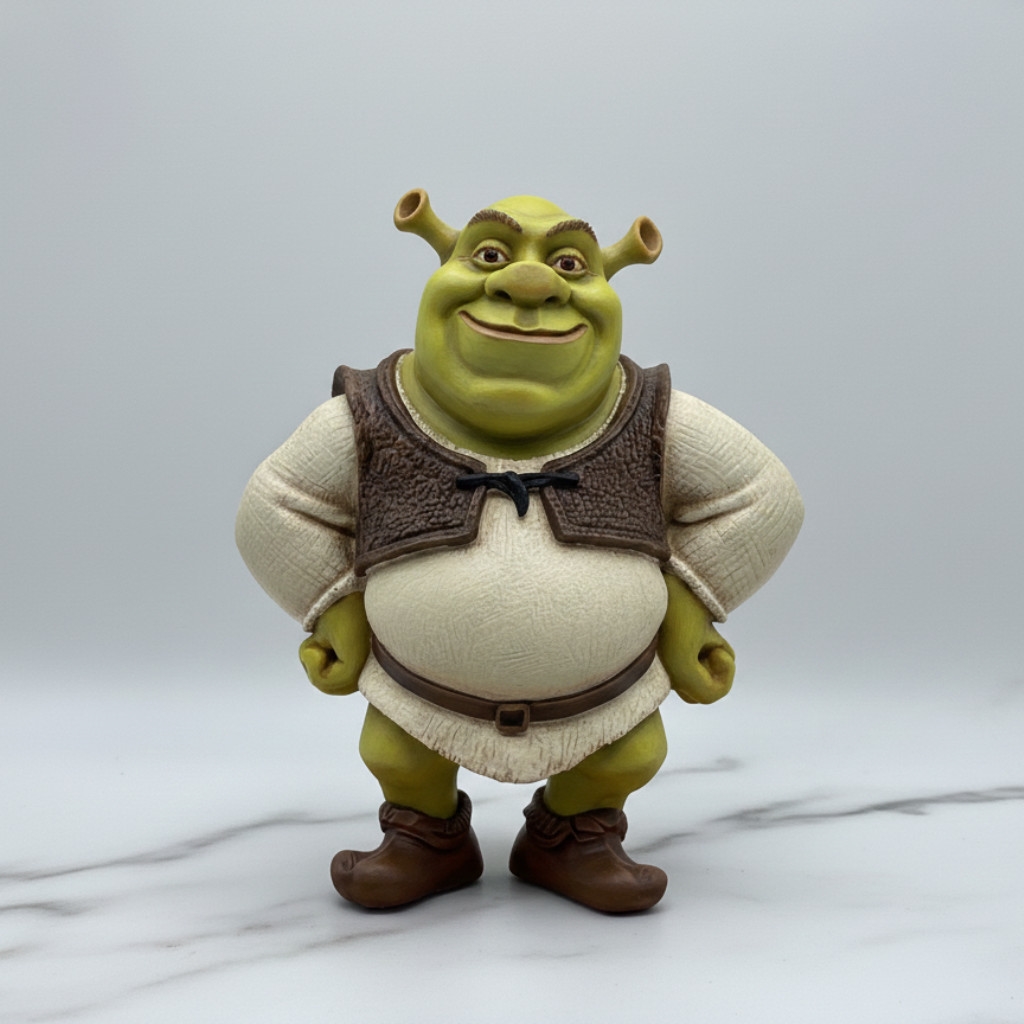 Silikoninė forma - Šrekas