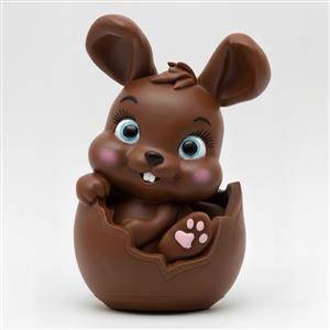 Silicone mold - Rabbit in the egg